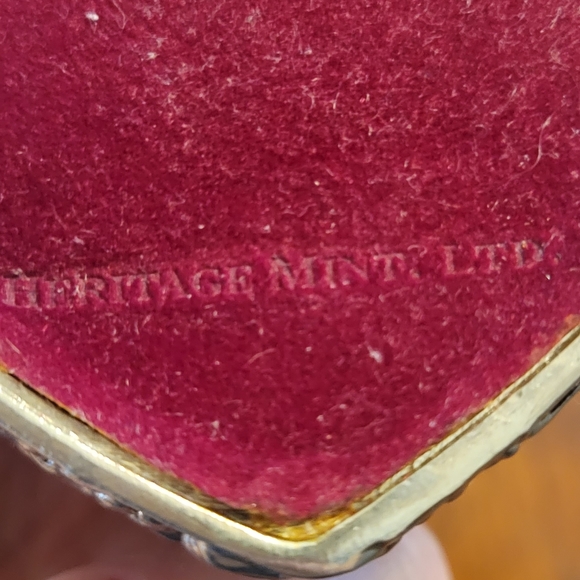 SILVER PLATED RING HOLDER AND COWBOY BOOTS MINIATURE - Picture 5 of 5